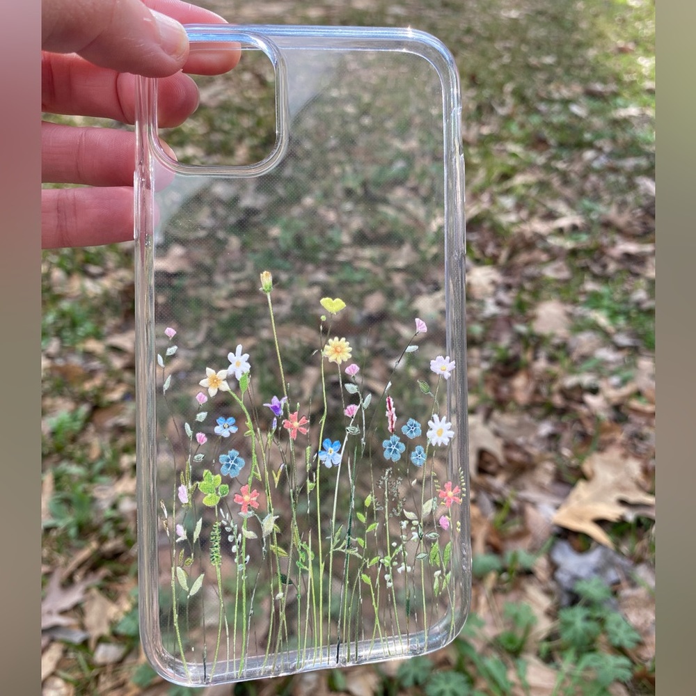 Floral iphone 11 phone case